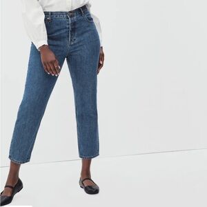 NWT Everlane The Curvy ‘90s Cheeky Straight Jean Med Wash 30 W x 28.5 L